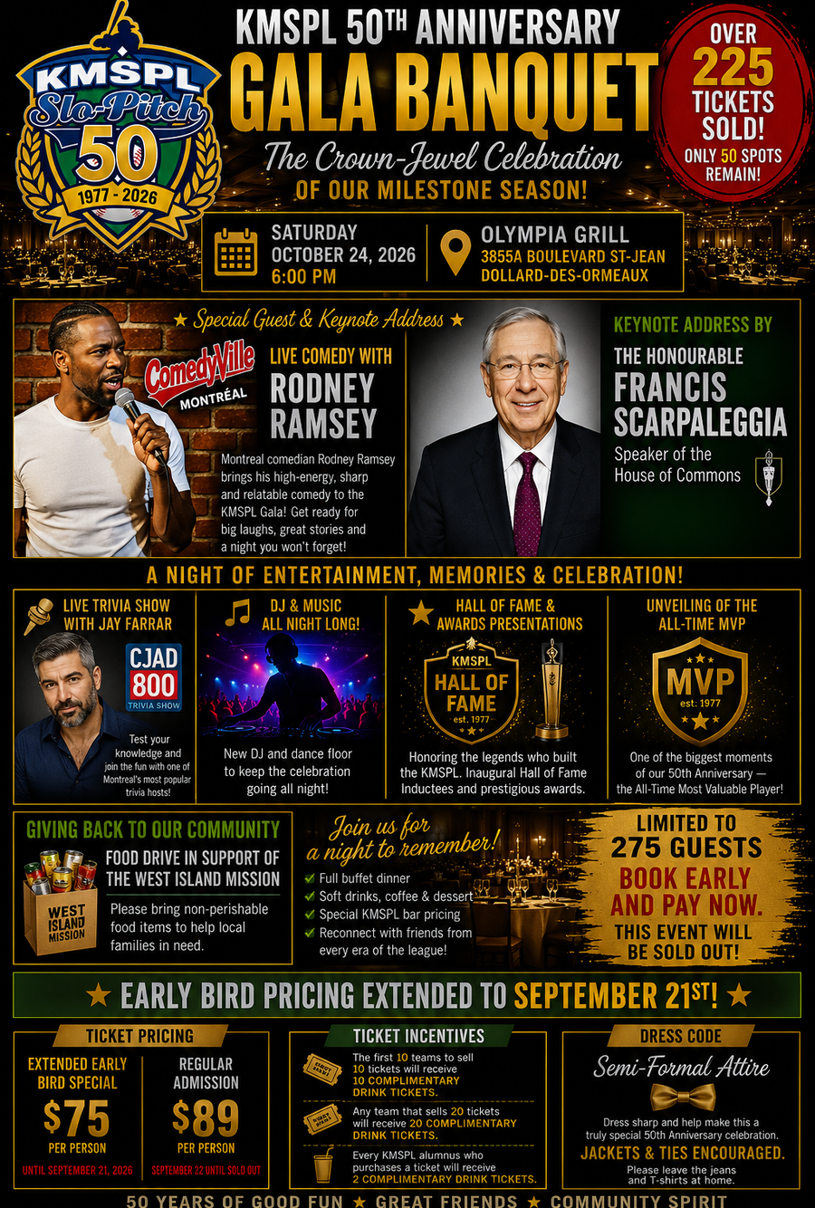 KMSPL 50th Anniversary Gala Banquet poster
